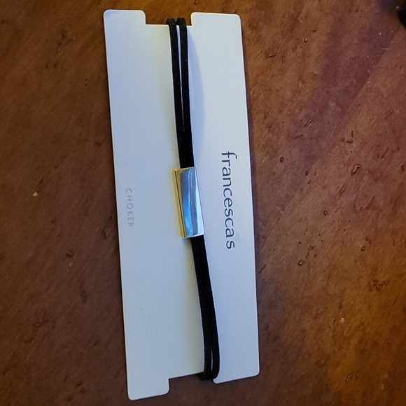 Francesca's Self Wrap Choker and Choker With Gold Clasp - Picture 4 of 5